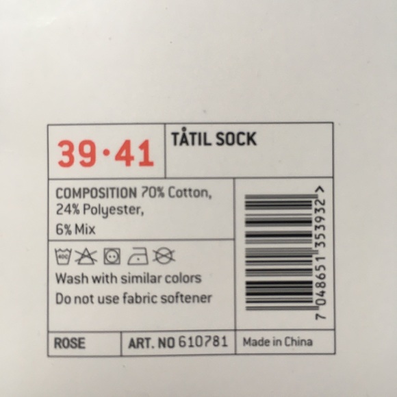 Kari Traa of Norway, red women’s socks US 9-10 - Picture 7 of 7